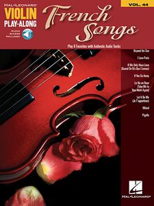French Songs - Violin Play-Along Volume 44