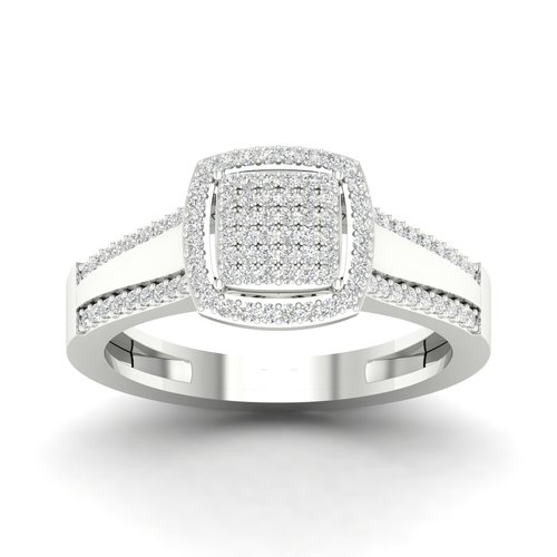 טבעת יהלומים 0.25ct מזהב 14K