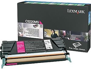 טונר מקורי אדום Lexmark 00C5220MS C522