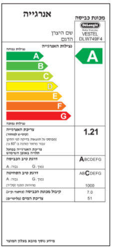 מכונת כביסה פתח חזית 7 ק