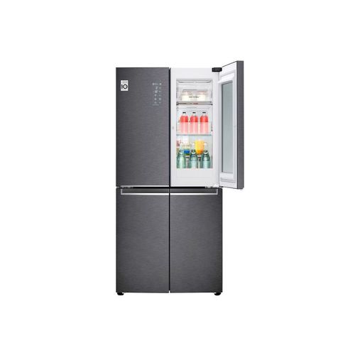  מקרר 4 דלתות InstaView Door in Door גוון שחור LG דגם GR628BINS 