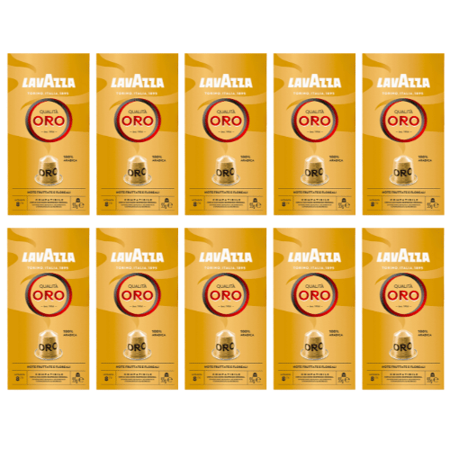 100 קפסולות לוואצה אורו Lavazza Oro לנספרסו