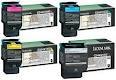 סט 4 טונרים מקוריים לקסמרק C544X1KG Lexmark