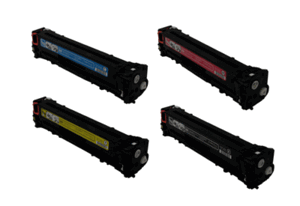 סט 4 טונרים תואמים HP CB540/541/542/543A