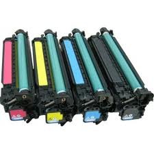 סט 4 טונרים תואמים HP CE250X/251/252/253A