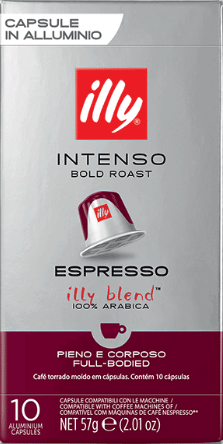 10 קפסולות אילי אינטנסו ILLY Intenso לנספרסו