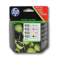 סט 4 ראשי דיו מקוריים HP 932XL + 933XL