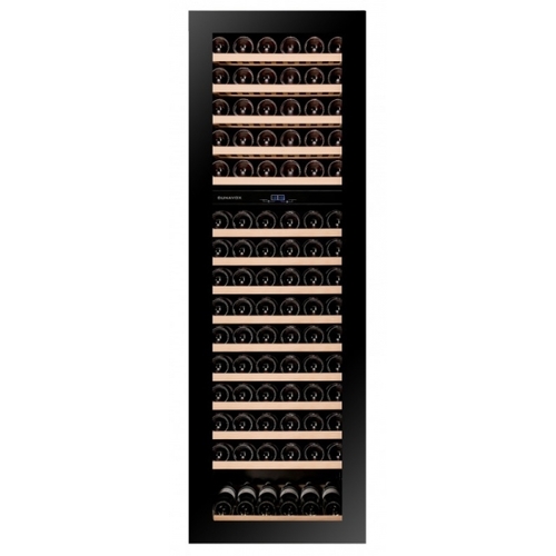 מקרר יין אינטגרלי 114 בקבוקים שחור מתוצרת Dunavox דגם:DAVG-114.288DB.TO