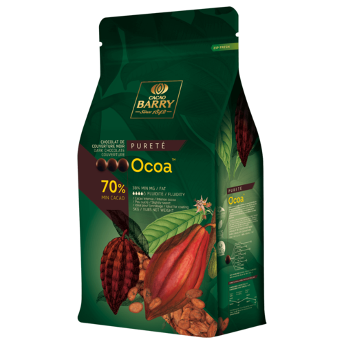 שוקולד ברי מריר 70% - 1 ק''ג Ocoa Dark Chocolate