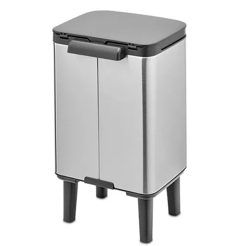 פח ברבנטיה לשירותים 4 ליטר - Brabantia BO מוברש מתוך קולקציית פחי אשפה לשירותים (מבט נוסף) - קל לניקוי ותחזוקה לשמירה על מראה חדש ומבריק
