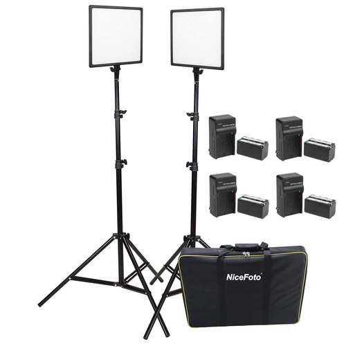 קיט תאורת סטודיו מקצועי Nicefoto SL-500A