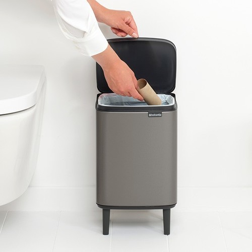 פח ברבנטיה לשירותים 7 ליטר - Brabantia BO פלטינום K22