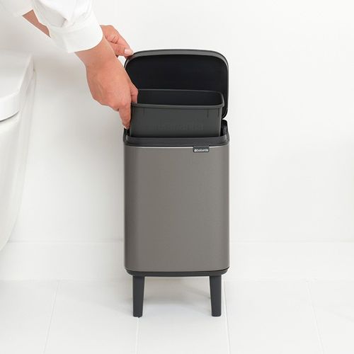 פח ברבנטיה לשירותים 7 ליטר - Brabantia BO פלטינום K22