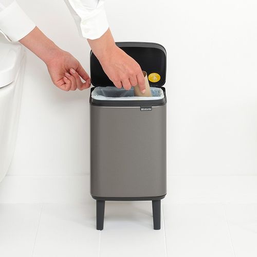 פח ברבנטיה לשירותים 7 ליטר - Brabantia BO פלטינום K22