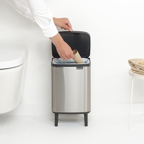 פח ברבנטיה לשירותים 7 ליטר - Brabantia BO מוברש K21-24