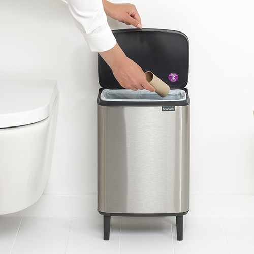 פח ברבנטיה לשירותים 12 ליטר - Brabantia BO מוברש K21-24