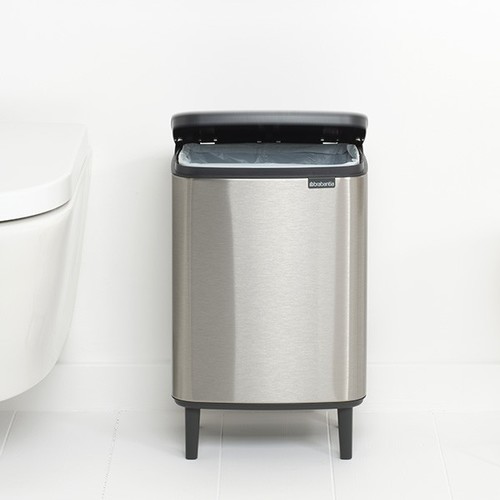פח ברבנטיה לשירותים 12 ליטר - Brabantia BO מוברש K21-24
