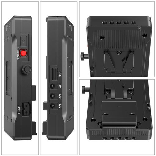 unt Battery Adapter Plate with Adjustable Arm 3204 לוחית מתאם סוללה מסוג SmallRig V Mount עם זרוע מתכווננת