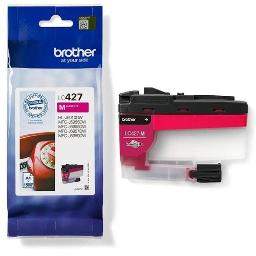 מיכל דיו מקורי LC427M Brother- אדום