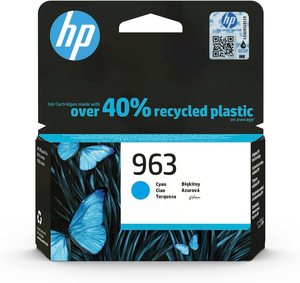 דיו כחול 963 מקורי למדפסת HP OfficeJet Pro 9023/9013