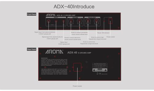 מגבר לתופים אלקטרוניים ADX-40 מבית Aroma