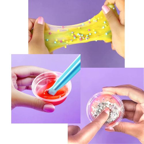 ערכת יצירה להכנת 10 סליים צבעוניים