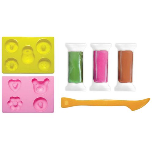 ערכת יצירה עם בצק רך וריחני - דונאטס