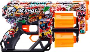 רובה ילדים אקס שוט SKINS כולל 12 חיצי ספוג למשחקי מלחמה עם חברים בחצר - SKETCH