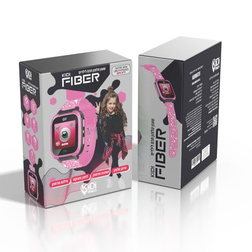 שעון טלפון חכם לילדים קידי ווטש FIBER LBS 2G עם אפליקציה לשליטה מרחוק ע