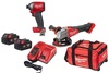 סט דבלין 2 כלים 2 סוללת 5A דגם Milwaukee Dublin Packout Fuel 18V