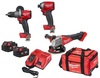 סט דבלין 3 כלים 2 סוללת 5A דגם Milwaukee Dublin Packout Fuel 18V