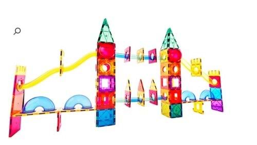 משחק מגנטים לונה פארק 134 חלקים PLAYMAGER