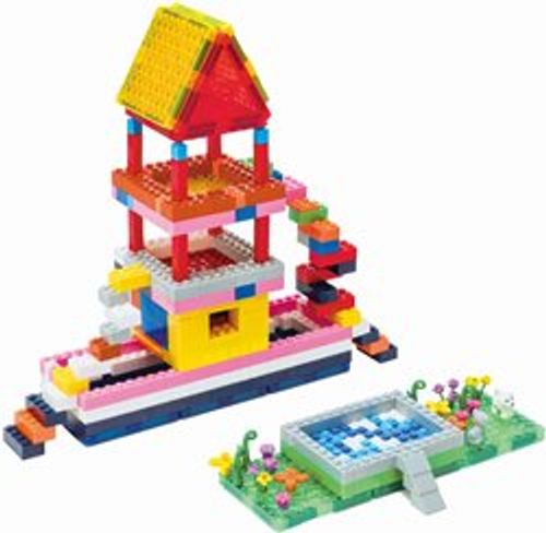 משחק מגנטים משולב עם לגו 508 חלקים PLAYMAGER