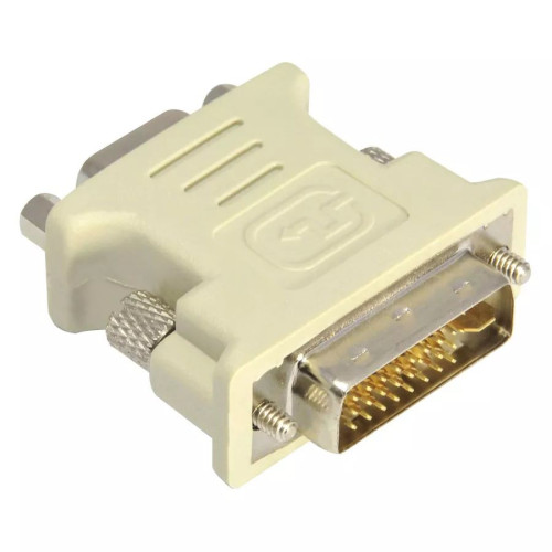 מתאם DVI 24+5 זכר לחיבור VGA נקבה Gold Touch