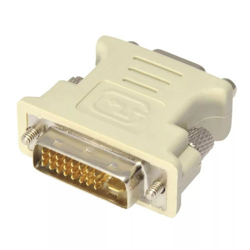 מתאם DVI 24+5 זכר לחיבור VGA נקבה Gold Touch