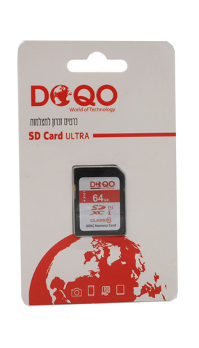 כרטיס זכרון דוקו SD אולטרה 64 גיגה