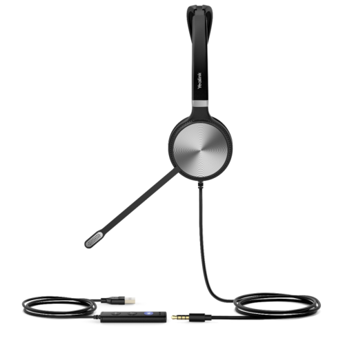 מערכת ראש חוטית למחשב אוזן אחת YEALINK UH36 M USB