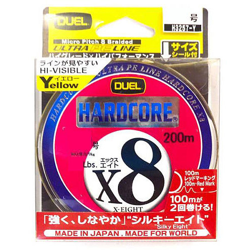 חוט בד DUEL HARDCORE Silky X8 - 200M 