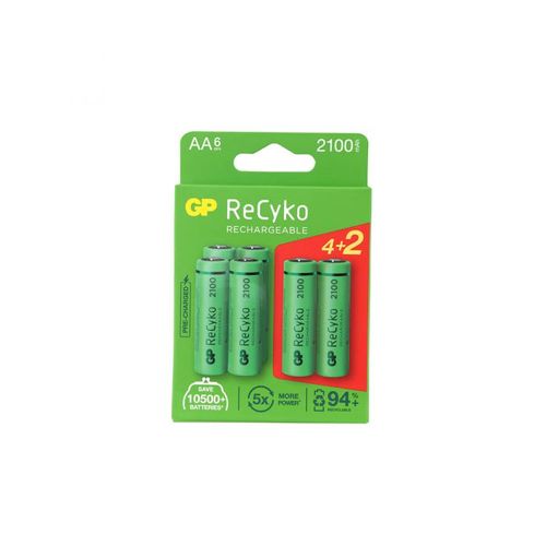 רביעיית סוללות ReCyko C4+2 2100 AA MINH GP