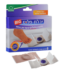 יבלת פלוס BIG טרי אוף לייף 8 פלסטרים - Tree Of Life Yabelet Plus Big