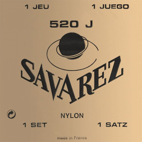 סט מיתרים לגיטרה קלאסית SAVAREZ 520J