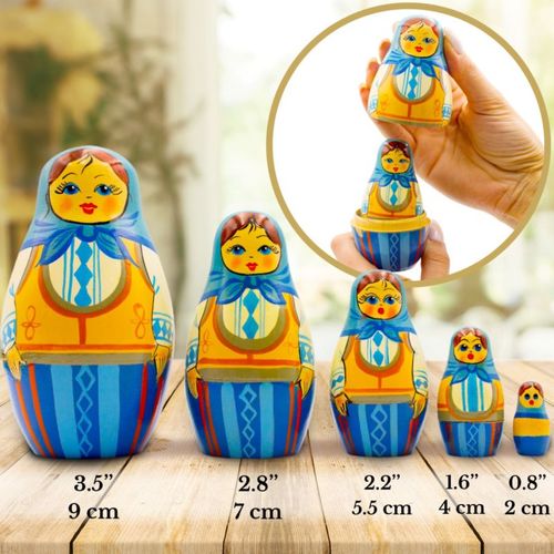 בבושקה מטריושקה מקורית 5 חלקים 5053