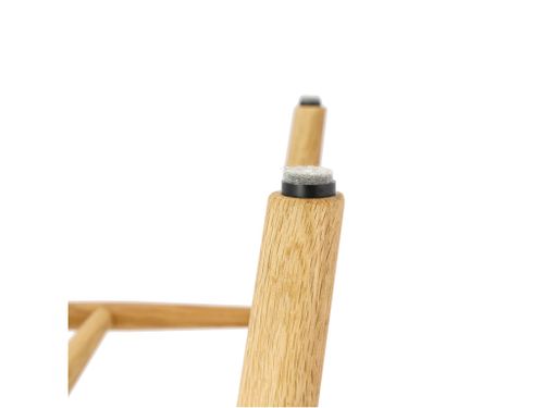 כיסא בר Oak - עץ אלון טבעי Villa Collection