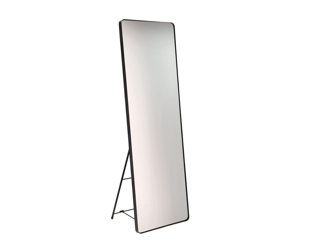 מראה עומדת 140x45 - Munich ס"מ - שחור Villa Collection