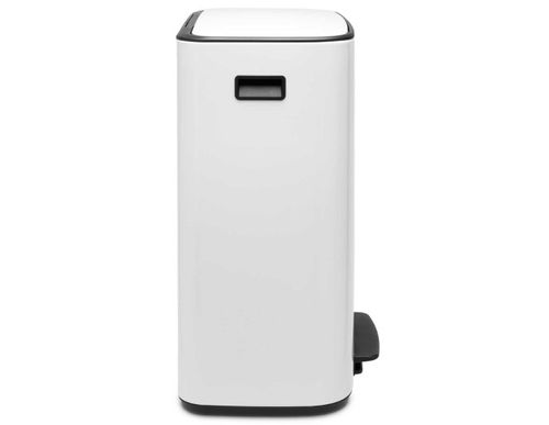 פח פדל הפרדה 30 + 30 ליטר, לבן ברבנטיה | Brabantia Bo