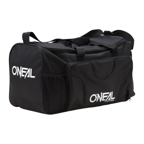 תיק ציוד רכיבה O'NEAL TX2000 Gear Bag V.17 בצבע שחור עם ציפוי PVC עמיד, נפח אחסון גדול ובנייה חזקה במיוחד לרוכבי MTB ו-MTX