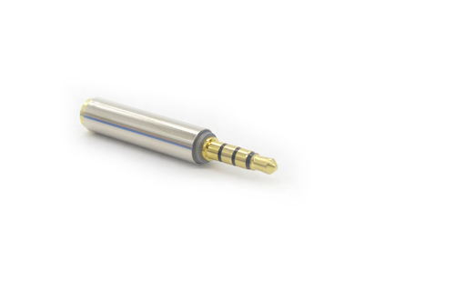 מתאם 3.5mm זכר נקבה מוזהב