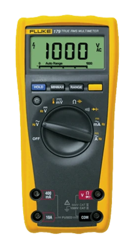 רב מודד דיגיטלי - Fluke 179 + נרתיק c35 + מחזיק מגנטי TPACK במתנה