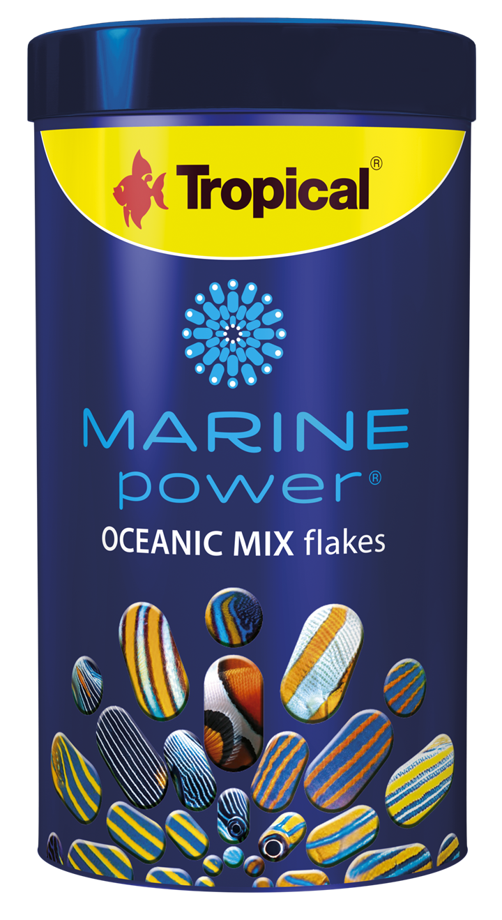 טרופיקל עלים לדגי מים מלוחים 1000 מ”ל Tropical Oceanic Mix Flakes