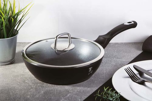 תמונת מוצר נוספת  מחבת איכותית עמוקה BERLINGERHAUS Black silver BH-1853 